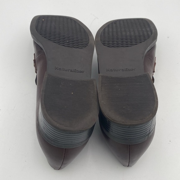 Vintage Naturalizer Brown women Loafers moccasin shoe 11M leather Y2K casual - Picture 8 of 13